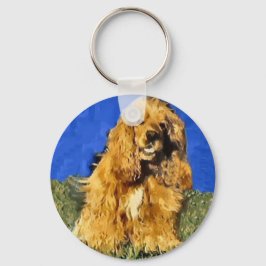 コッカースパニエル犬 キーホルダー