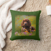 コッカースパニエル犬 クッション (ブランケット)