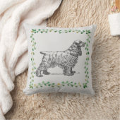 コッカースパニエル犬 クッション (ブランケット)