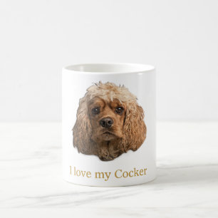 コッカースパニエル犬 コーヒーマグカップ