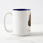 コッカースパニエル犬 ツートーンマグカップ (左)