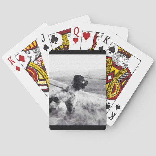 コッカースパニエル犬 トランプ (裏面)