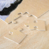 コッカースパニエル犬(パーティ)絵画ズ-オリジナルドッグアート ジグソーパズル (側面)