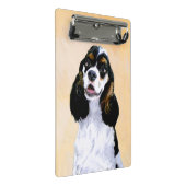 コッカースパニエル犬（パーティ）絵画ズ-オリジナルドッグアート ミニクリップボード (アングル)