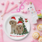 コッカースパニエル犬 ペーパープレート (パーティー)