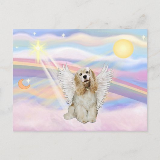 コッカースパニエル犬 ポストカード (正面)