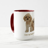 コッカースパニエル犬 マグカップ (正面左)