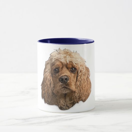 コッカースパニエル犬 マグカップ (中央)