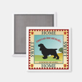 コッカースパニエル犬 マグネット (正面/裏面)