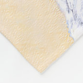 コッカースパニエル犬(Parti)絵画ズ – オリジナルドッグアート フリースブランケット (角)