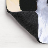 コッカースパニエル犬(Parti)絵画ズ – オリジナルドッグアート マウスパッド (コーナー)