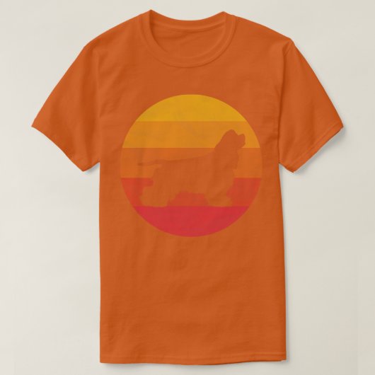 コッカースパニエル犬 Tシャツ (デザイン正面)