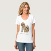 コッカースパニエル犬 Tシャツ (正面フル)