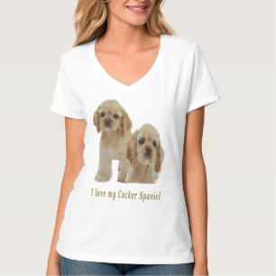 コッカースパニエル犬 Tシャツ
