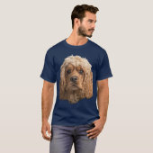 コッカースパニエル犬 Tシャツ (正面フル)