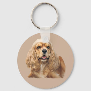 コッカースパニエル犬Just Adorable Keychain キーホルダー