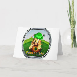 コッカースパニエル犬St patricks day カード