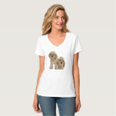コッカースパニエル犬Tシャツ Tシャツ (正面フル)