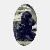 コッカースパニエル セラミックオーナメント (右)