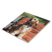 コッカースパニエル タイル (側面)