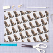 コッカースパニエル 薄葉紙 (クラフト)