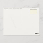 コッカー付きスパニエル犬絵画葉書 ポストカード (裏面)