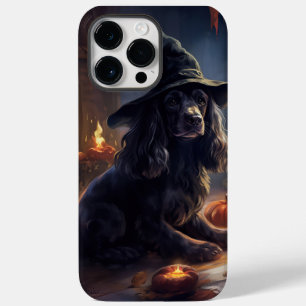コッカー・スパニエルのかぼちゃ ハロウィン おばけ Case-Mate iPhone 14 PRO MAXケース