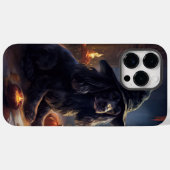 コッカー・スパニエルのかぼちゃ ハロウィン おばけ Case-Mate iPhoneケース (裏面 (横))