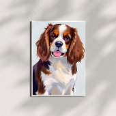 コッカー・スパニエル犬の絵画 ポスター