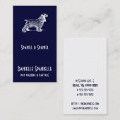 コッカー・スパニエル犬 名刺 (正面/裏面)