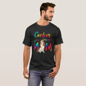 コッカー・スパニエル・ママ タイ・ダイ・ドッグ・ママ 母の日 Tシャツ (正面フル)