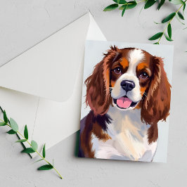 コッカー・スパニエル 犬の絵 ポストカード