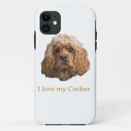 コッカー・スパニエル Case-Mate iPhoneケース (裏面)