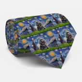 コッカー(黒) – スターリーナイト ネクタイ (ロール)