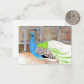 「コッキー」オリジナルアート ノートカード (正面/裏面インサイチュ)