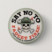 コックの火 缶バッジ (正面)