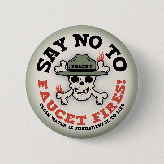 コックの火 缶バッジ (正面)