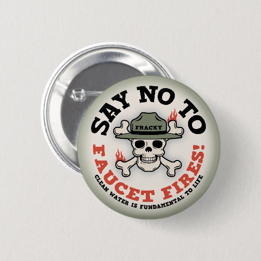 コックの火 缶バッジ (正面&裏面)