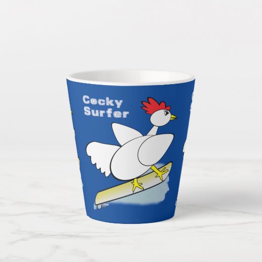 コックサーファー カフェラテマグ (正面)