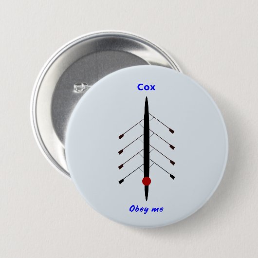 コックスを漕いで従う 缶バッジ (正面&裏面)