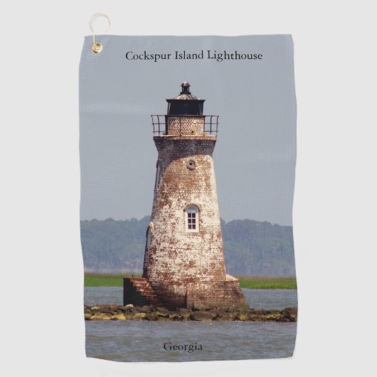 コックスパアイランドライトハウスゴルフタオル ゴルフタオル (正面)