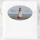 コックスパアイランドライトハウスシール 楕円形シール (バッグ)