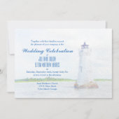 コックスパライトハウスウォーターカラー結婚式招待状 招待状 (正面)