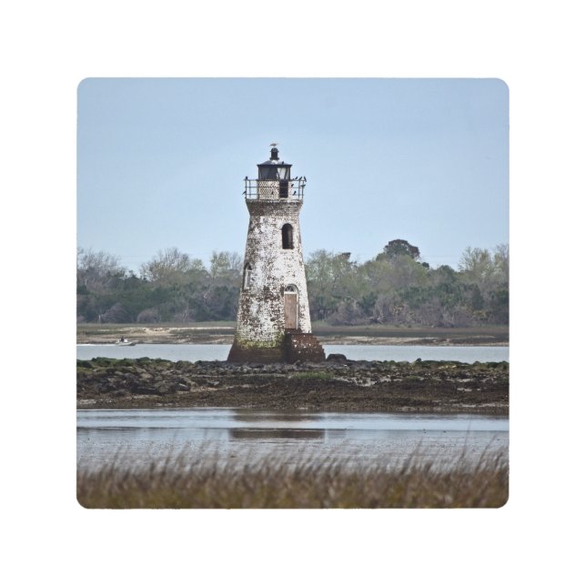 コックスパライトハウスオン メタルプリント (正面)