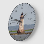 コックスプール島灯台の時計 ラージ壁時計 (傾斜)