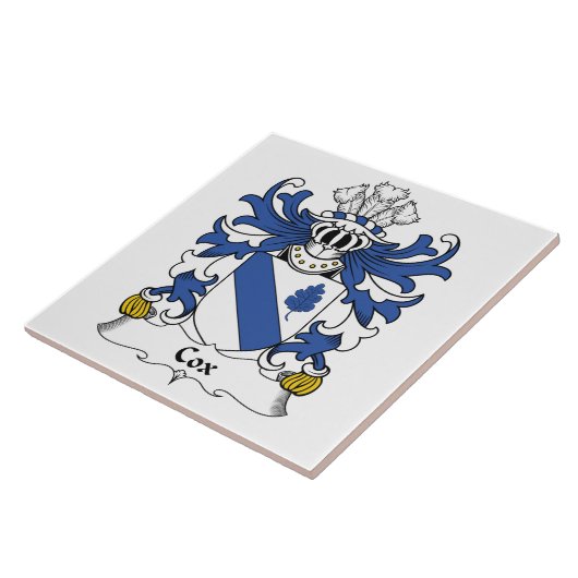 コックス家紋 タイル (側面)