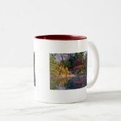 コックス植物園の日の出 ツートーンマグカップ (正面右)