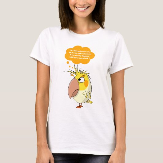 コックティエルオウム指に気をつけろ! Tシャツ (正面)