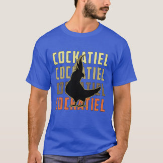 コックティエルオーナーズオウム恋人かわいいコックティエルズバード Tシャツ