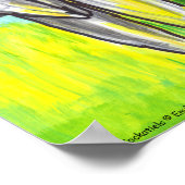 コックティエル3マンガバード低眉ペットアートプリント ポスター (角)